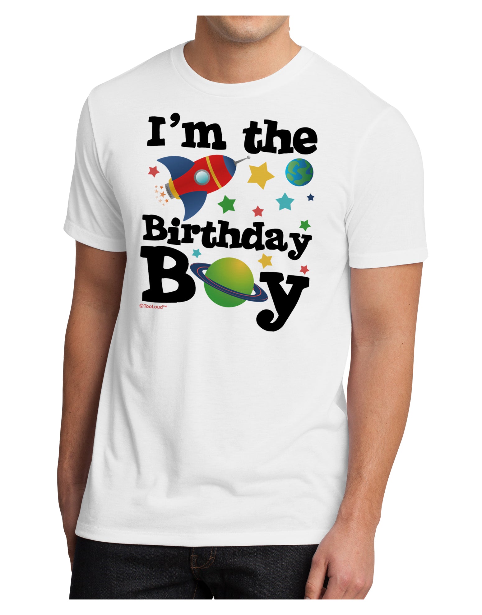 I'm the Birthday Boy - Outer Space Design Men's Sublimate Tee by TooLoud-TooLoud-White-Small-Davson Sales