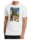 Colorado Bridge Text Men's Sublimate Tee-TooLoud-White-Small-Davson Sales