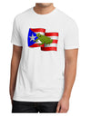 Puerto Rico Coqui Men's Sublimate Tee-TooLoud-White-Small-Davson Sales