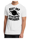 Best Dad in the Entire Universe Men's Sublimate Tee-TooLoud-White-Small-Davson Sales