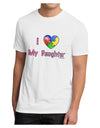 I Heart My Daughter - Autism Awareness Men's Sublimate Tee by TooLoud-TooLoud-White-Small-Davson Sales