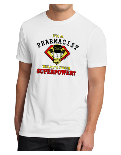 Pharmacist - Superpower Men's Sublimate Tee-TooLoud-White-Small-Davson Sales