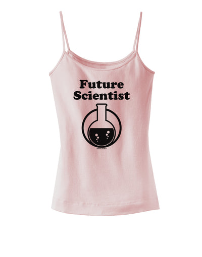 Future Scientist Spaghetti Strap Tank-Womens Spaghetti Strap Tanks-TooLoud-SoftPink-X-Small-Davson Sales