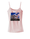 Bighorn Ram Text Spaghetti Strap Tank-Womens Spaghetti Strap Tanks-TooLoud-SoftPink-X-Small-Davson Sales