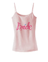 Bride Design - Diamond - Color Spaghetti Strap Tank-Womens Spaghetti Strap Tanks-TooLoud-SoftPink-X-Small-Davson Sales