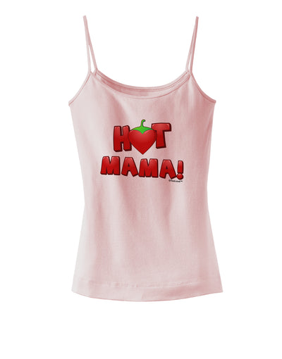 Hot Mama Chili Heart Spaghetti Strap Tank-Womens Spaghetti Strap Tanks-TooLoud-SoftPink-X-Small-Davson Sales