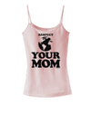 Respect Your Mom - Mother Earth Design Spaghetti Strap Tank-Womens Spaghetti Strap Tanks-TooLoud-SoftPink-X-Small-Davson Sales