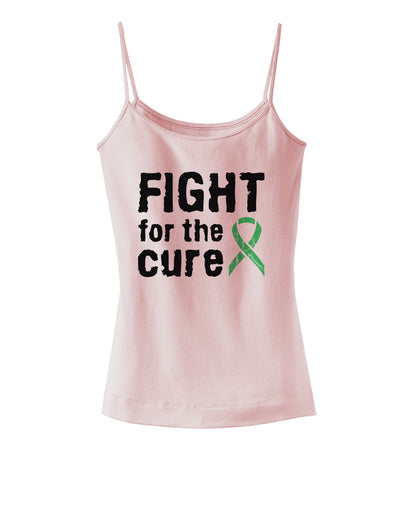 Fight for the Cure - Light Green Ribbon Celiac Disease Spaghetti Strap Tank-Womens Spaghetti Strap Tanks-TooLoud-SoftPink-X-Small-Davson Sales