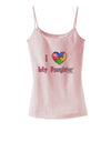 I Heart My Daughter - Autism Awareness Spaghetti Strap Tank  by TooLoud