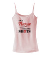 Nurse - Call The Shots Spaghetti Strap Tank-Womens Spaghetti Strap Tanks-TooLoud-SoftPink-X-Small-Davson Sales