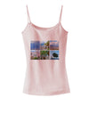 Palm Springs Square Collage Spaghetti Strap Tank-Womens Spaghetti Strap Tanks-TooLoud-SoftPink-X-Small-Davson Sales