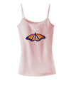 TooLoud Watercolor Monarch Butterfly Spaghetti Strap Tank-Womens Spaghetti Strap Tanks-TooLoud-SoftPink-X-Small-Davson Sales