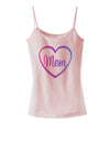 Mom Heart Design - Gradient Colors Spaghetti Strap Tank by TooLoud-Womens Spaghetti Strap Tanks-TooLoud-SoftPink-X-Small-Davson Sales