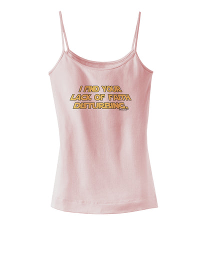 Lack of Faith Spaghetti Strap Tank-Womens Spaghetti Strap Tanks-TooLoud-SoftPink-X-Small-Davson Sales