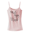 Personalized Mr and Mrs -Name- Established -Date- Design Spaghetti Strap Tank-Womens Spaghetti Strap Tanks-TooLoud-SoftPink-X-Small-Davson Sales