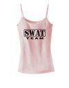 SWAT Team Logo - Distressed Spaghetti Strap Tank-Womens Spaghetti Strap Tanks-TooLoud-SoftPink-X-Small-Davson Sales