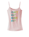 Suns Out Guns Out - Gradient Colors Spaghetti Strap Tank-Womens Spaghetti Strap Tanks-TooLoud-SoftPink-X-Small-Davson Sales