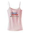 Free Thinker Checklist Spaghetti Strap Tank-Womens Spaghetti Strap Tanks-TooLoud-SoftPink-X-Small-Davson Sales