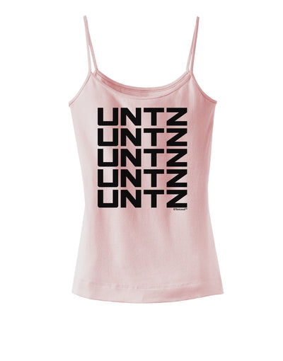 Untz Untz Untz Untz Untz EDM Design Spaghetti Strap Tank-Womens Spaghetti Strap Tanks-TooLoud-SoftPink-X-Small-Davson Sales