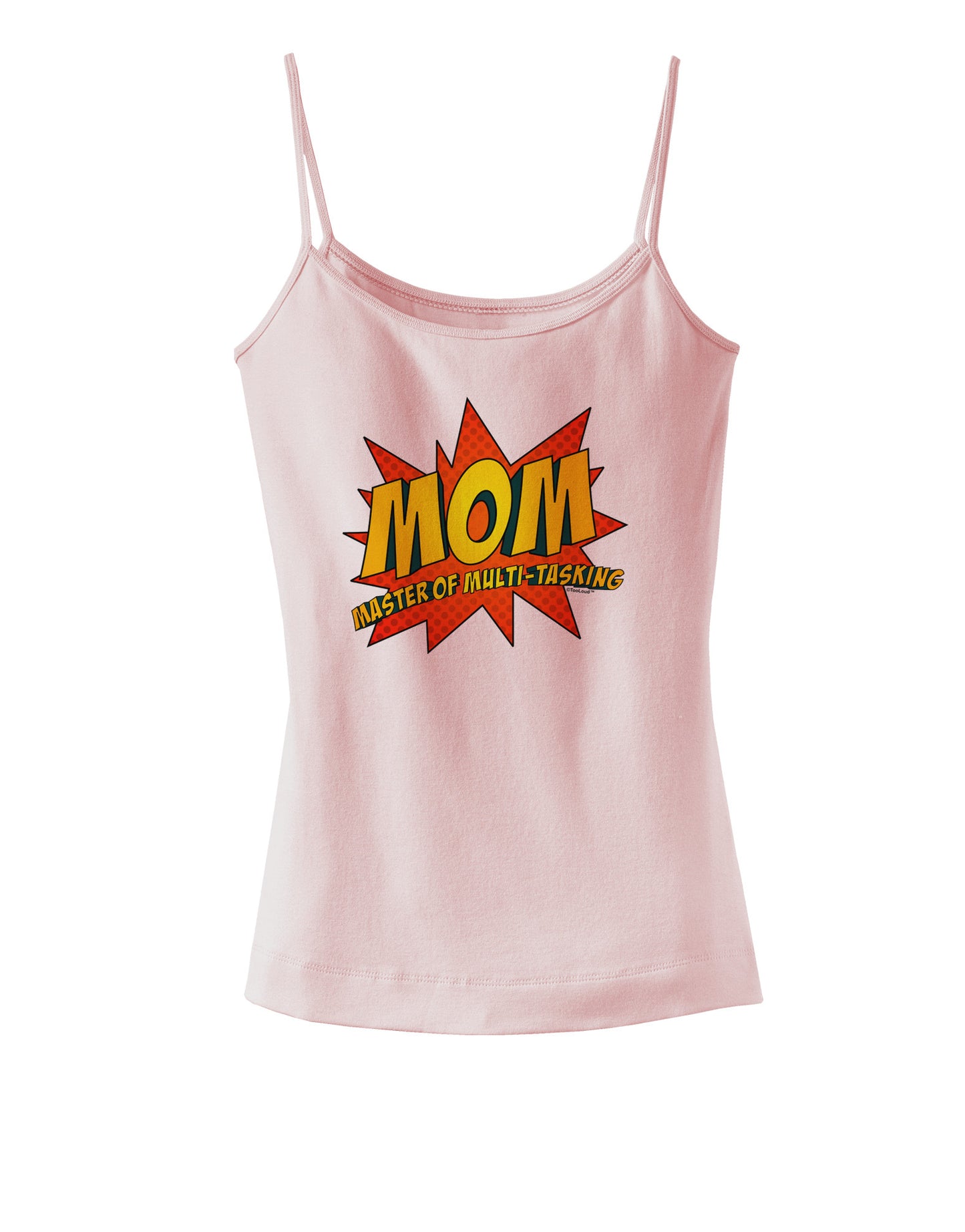 Mom Master Of Multi-tasking Spaghetti Strap Tank-Womens Spaghetti Strap Tanks-TooLoud-SoftPink-X-Small-Davson Sales