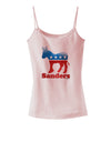 Sanders Bubble Symbol Spaghetti Strap Tank-Womens Spaghetti Strap Tanks-TooLoud-SoftPink-X-Small-Davson Sales