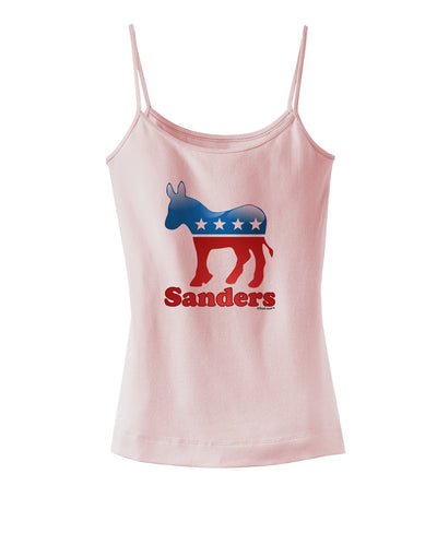 Sanders Bubble Symbol Spaghetti Strap Tank-Womens Spaghetti Strap Tanks-TooLoud-SoftPink-X-Small-Davson Sales