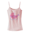 Baby Girl Carriage Spaghetti Strap Tank-Womens Spaghetti Strap Tanks-TooLoud-SoftPink-X-Small-Davson Sales