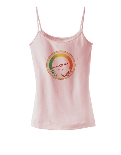 Naughty or Nice Meter Nice Spaghetti Strap Tank-Womens Spaghetti Strap Tanks-TooLoud-SoftPink-X-Small-Davson Sales