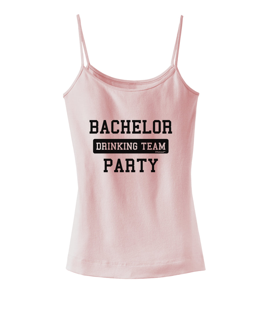 Bachelor Party Drinking Team Spaghetti Strap Tank-Womens Spaghetti Strap Tanks-TooLoud-White-X-Small-Davson Sales