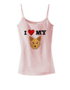I Heart My - Cute Yorkshire Terrier Yorkie Dog Spaghetti Strap Tank by TooLoud-Womens Spaghetti Strap Tanks-TooLoud-SoftPink-X-Small-Davson Sales