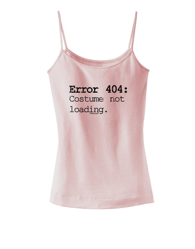 Error 404 Costume Distressed Spaghetti Strap Tank-Womens Spaghetti Strap Tanks-TooLoud-SoftPink-X-Small-Davson Sales