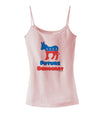 Future Democrat Spaghetti Strap Tank-Womens Spaghetti Strap Tanks-TooLoud-SoftPink-X-Small-Davson Sales