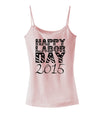 Happy Labor Day 2015 Spaghetti Strap Tank-Womens Spaghetti Strap Tanks-TooLoud-SoftPink-X-Small-Davson Sales