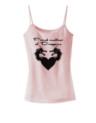 Proud Mother of Dragons Spaghetti Strap Tank-Womens Spaghetti Strap Tanks-TooLoud-SoftPink-X-Small-Davson Sales