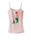 Mermaid Design - Green Spaghetti Strap Tank-Womens Spaghetti Strap Tanks-TooLoud-SoftPink-X-Small-Davson Sales