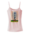 Watercolor Lighthouse 1 Spaghetti Strap Tank-Womens Spaghetti Strap Tanks-TooLoud-SoftPink-X-Small-Davson Sales