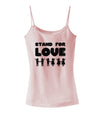 Stand For Love Spaghetti Strap Tank-Womens Spaghetti Strap Tanks-TooLoud-SoftPink-X-Small-Davson Sales