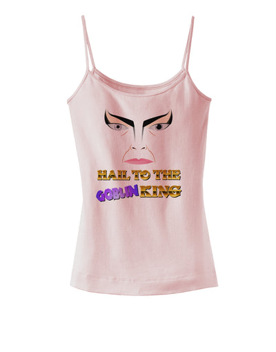 Hail to the Goblin King Spaghetti Strap Tank-Womens Spaghetti Strap Tanks-TooLoud-SoftPink-X-Small-Davson Sales