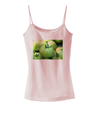 Buy Local - Green Tomatoes Spaghetti Strap Tank-Womens Spaghetti Strap Tanks-TooLoud-SoftPink-X-Small-Davson Sales