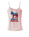 Democrat Party Animal Spaghetti Strap Tank-Womens Spaghetti Strap Tanks-TooLoud-SoftPink-X-Small-Davson Sales