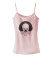 Scary Clown Grayscale Spaghetti Strap Tank-Womens Spaghetti Strap Tanks-TooLoud-SoftPink-X-Small-Davson Sales