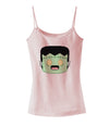 Cute Pixel Monster Spaghetti Strap Tank-Womens Spaghetti Strap Tanks-TooLoud-SoftPink-X-Small-Davson Sales