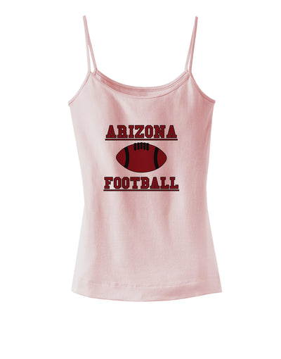 Arizona Football Spaghetti Strap Tank by TooLoud-Womens Spaghetti Strap Tanks-TooLoud-SoftPink-X-Small-Davson Sales