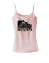 Mexico - Temple No 2 Spaghetti Strap Tank-Womens Spaghetti Strap Tanks-TooLoud-SoftPink-X-Small-Davson Sales