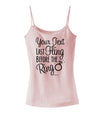 Personalized Bachelorette Party - Last Fling Before the Ring Spaghetti Strap Tank-Womens Spaghetti Strap Tanks-TooLoud-SoftPink-X-Small-Davson Sales