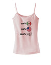 Mexican American 100 Percent Me Spaghetti Strap Tank-Womens Spaghetti Strap Tanks-TooLoud-SoftPink-X-Small-Davson Sales