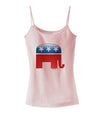 Republican Bubble Symbol Spaghetti Strap Tank-Womens Spaghetti Strap Tanks-TooLoud-SoftPink-X-Small-Davson Sales