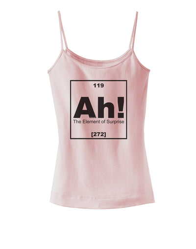Ah the Element of Surprise Funny Science Spaghetti Strap Tank by TooLoud-Womens Spaghetti Strap Tanks-TooLoud-SoftPink-X-Small-Davson Sales