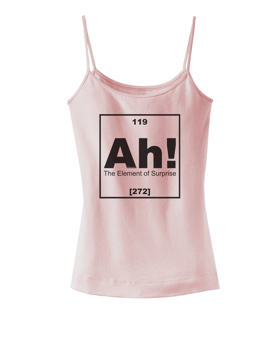 Ah the Element of Surprise Funny Science Spaghetti Strap Tank by TooLoud-Womens Spaghetti Strap Tanks-TooLoud-White-X-Small-Davson Sales
