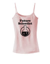 Future Scientist Distressed Spaghetti Strap Tank-Womens Spaghetti Strap Tanks-TooLoud-SoftPink-X-Small-Davson Sales